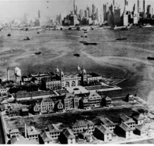 Ellis Island circa 1945