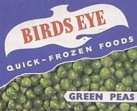 Birds Eye Frozen Peas circa 1955