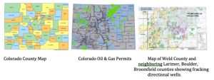 By 2012 the “directional” or horizontal fracking boom had all but obliterated Weld County with the number of permitted oil and gas wells.